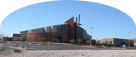 A church campus building